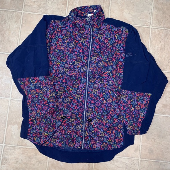 nike flower jacket